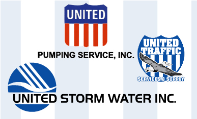 The United family of companies includes United Pumping Service, Inc., United Storm Water, Inc. and United Traffic Services & Supply