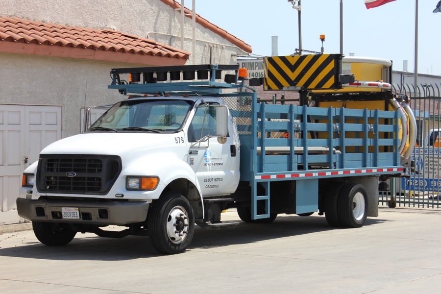United Pumping Service Stakebed Trucks